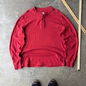 2000s eddie bauer henley thermal